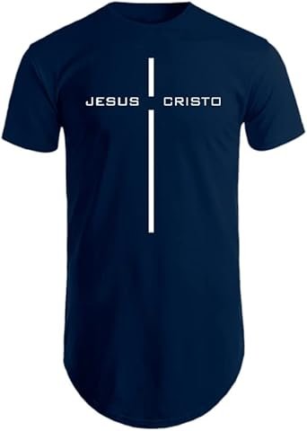 Camisa Jesus Cristo Camiseta Longline Estampas Gospel Crista